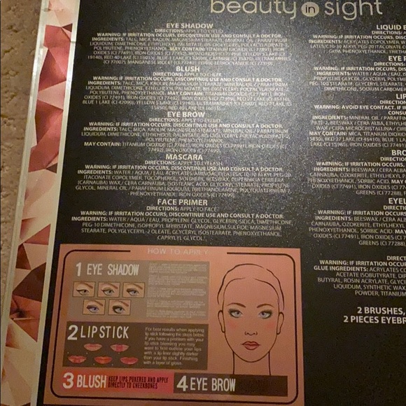 NWT 37 piece makeup set - Picture 2 of 6